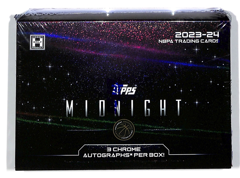Factory Sealed 2023/24 Topps Midnight Basketball Hobby Box